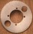 sprocket, chainring, with pitch 1/4“ = 6,35mm, 65 teeth
