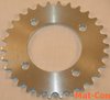 sprocket chain ring with pitch 1/2“ = 12,7mm, 30 teeth, 5mm thick