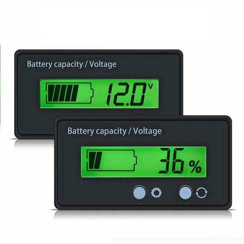 built-in battery meter indicator display 6-70V